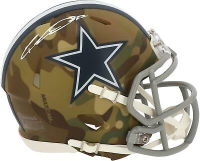 Ceedee Lamb Dallas Cowboys Autographed Riddell Camo Alternate Speed Mini Helmet