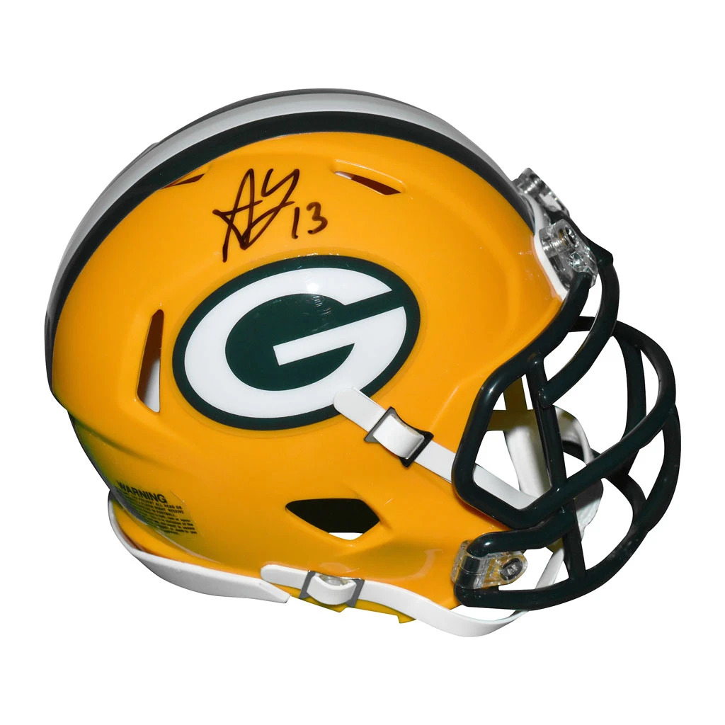 Allen Lazard Signed Green Bay Packers Speed Mini Football Helmet (jsa)