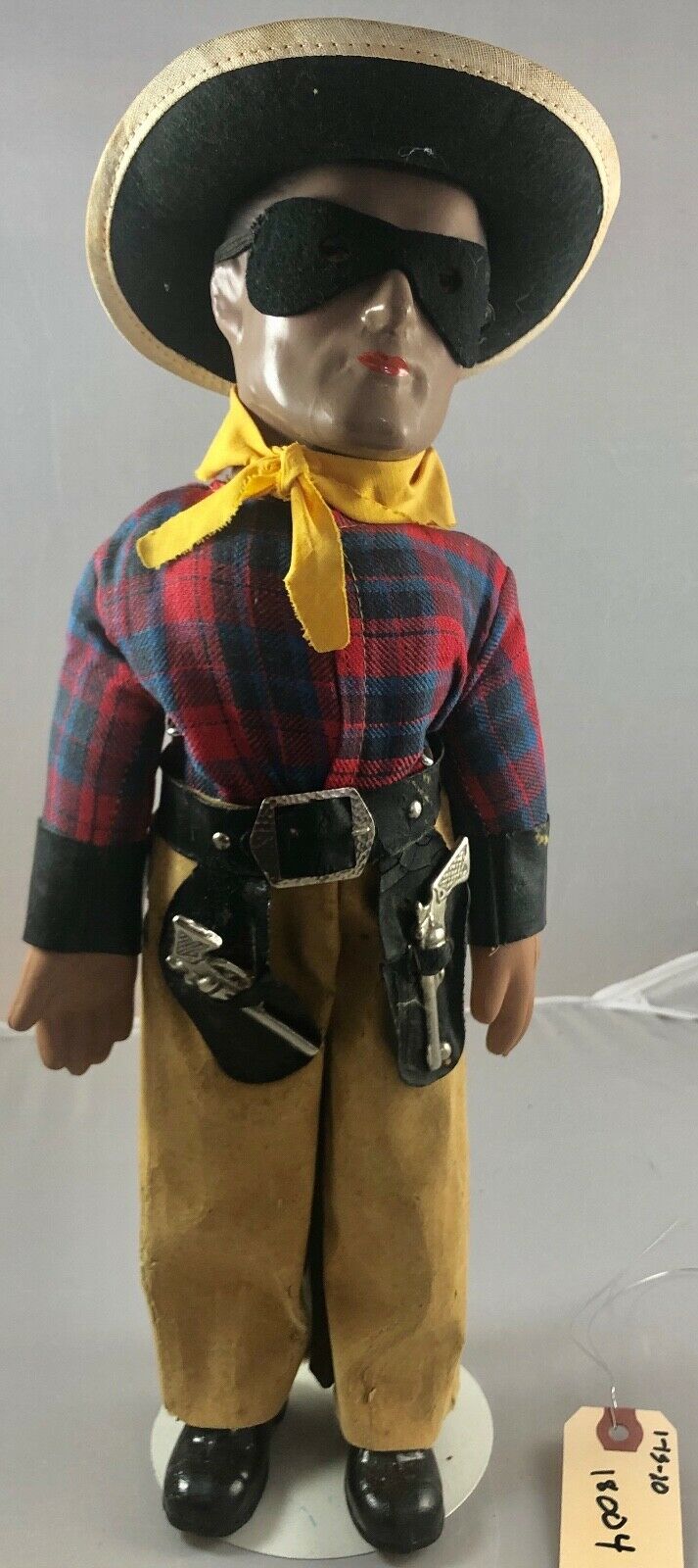 16" Antique American Composition Lone Ranger Doll! Rare! 18004