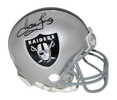 Howie Long Autographed/signed Oakland Raiders Mini Helmet Bas 30658