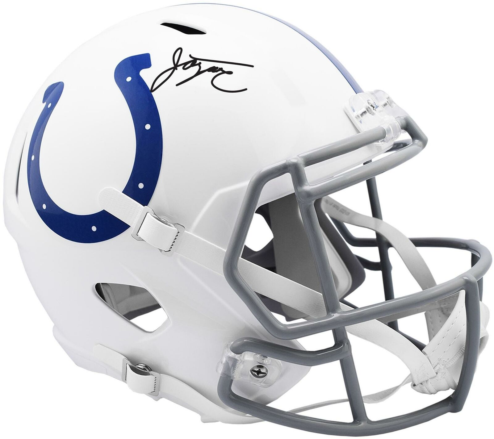 Jonathan Taylor Indianapolis Colts Autographed Riddell Speed Mini Helmet