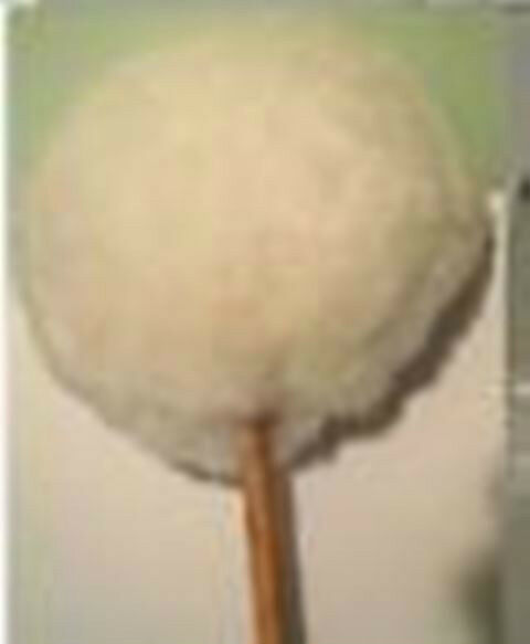 Body Powder Lollipop Lolipop Puff 3 1/2" Or 5 1/2" Sizes Handmade